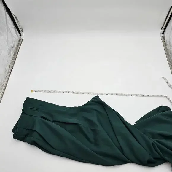 Express Green Wide Leg Pants - Picture 6 of 7